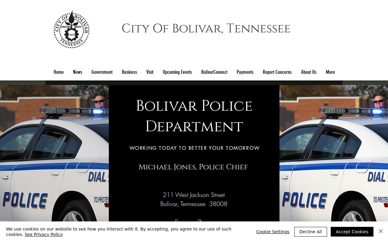Official Bolivar Police page
