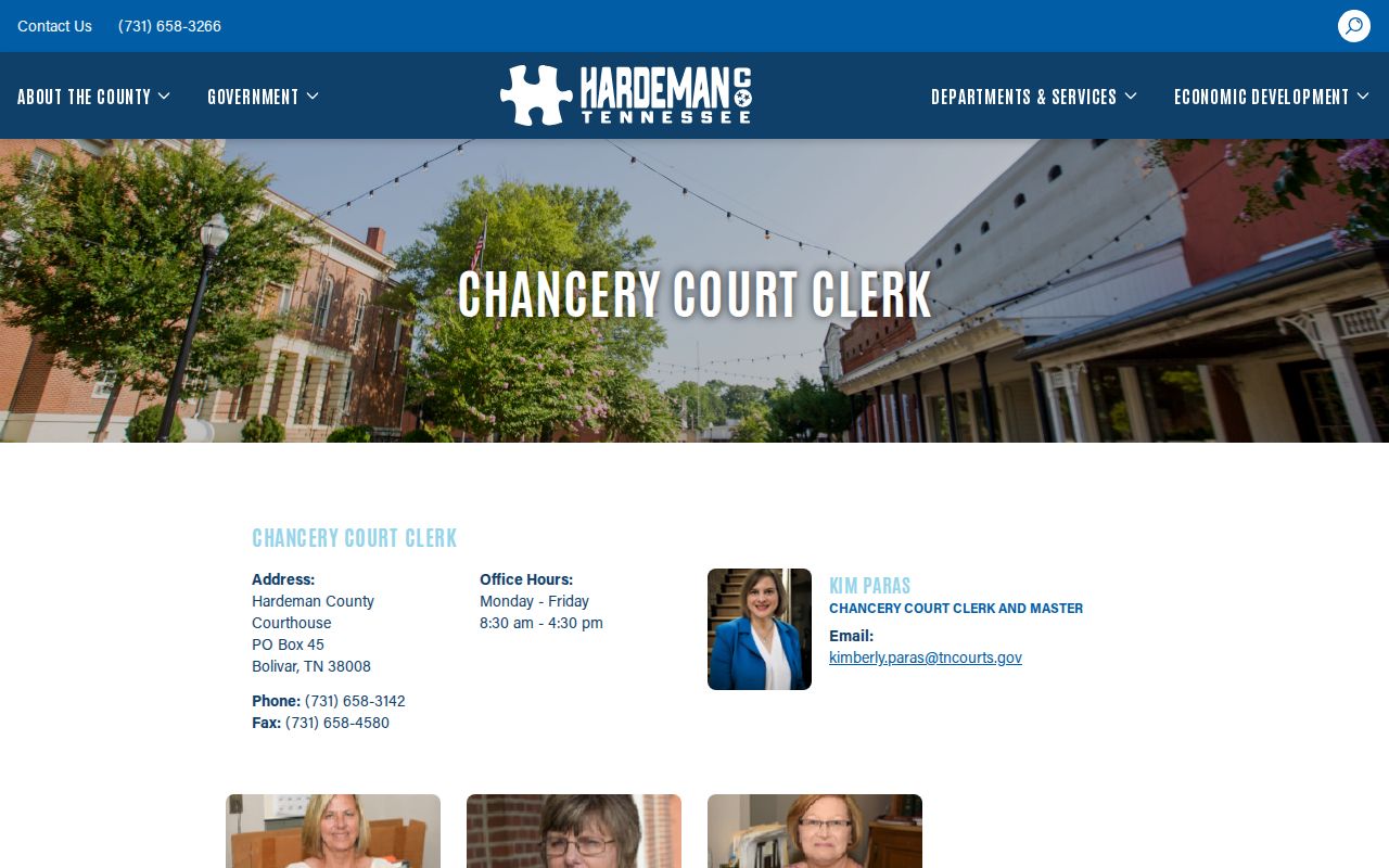 Hardeman County Chancery Clerk source for civil court dockets