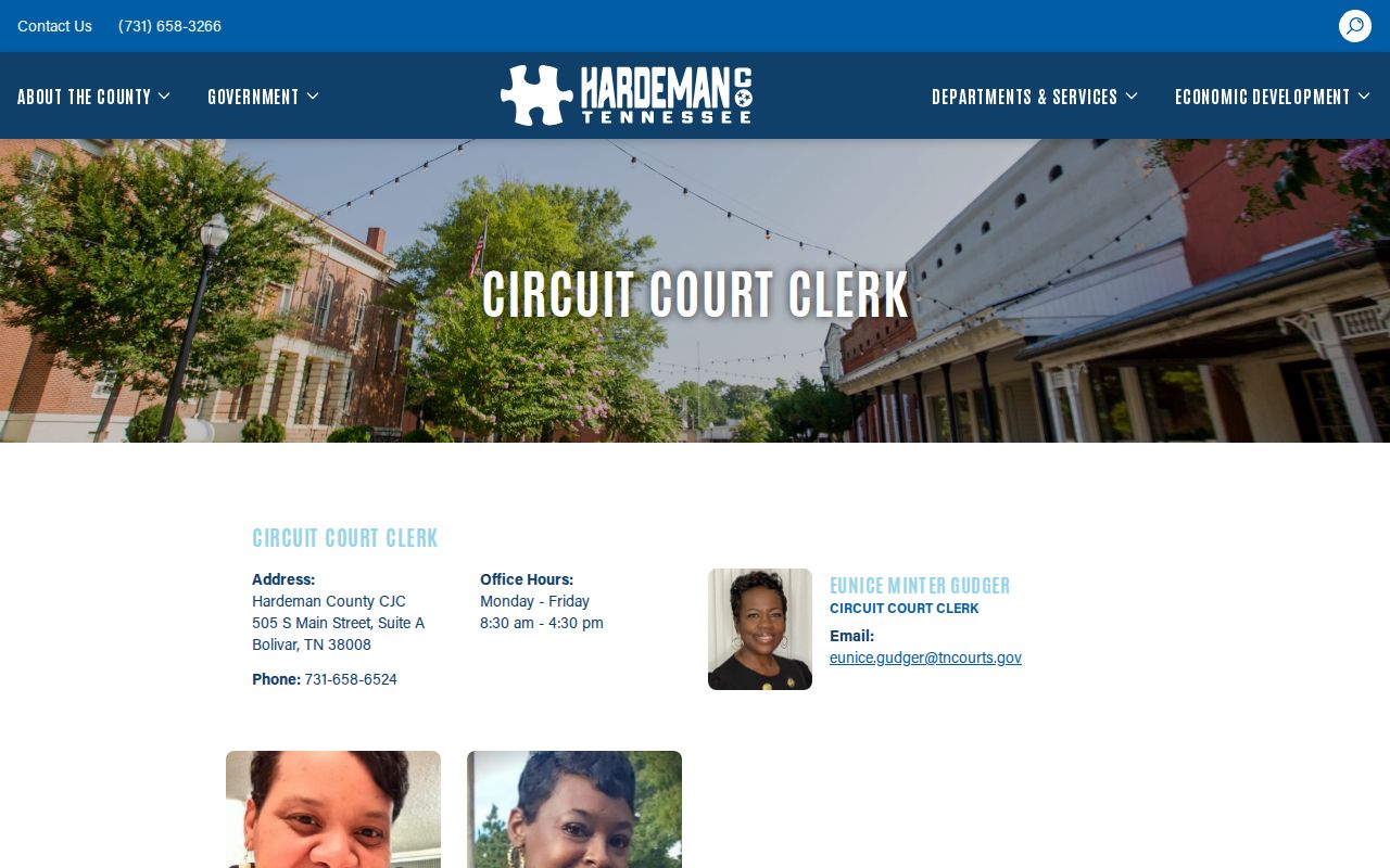 Hardeman County Circuit Court Clerk criminal docket records source